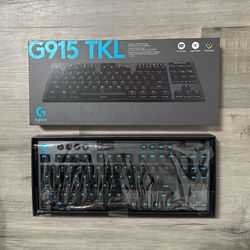 Logitech G915 TKL Wireless RGB Mechanical Gaming Keyboard - Great Condition!