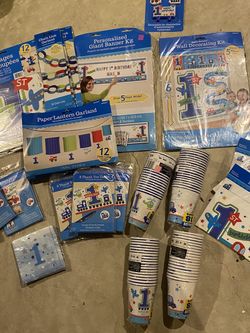 First Birthday Decor Stuff.