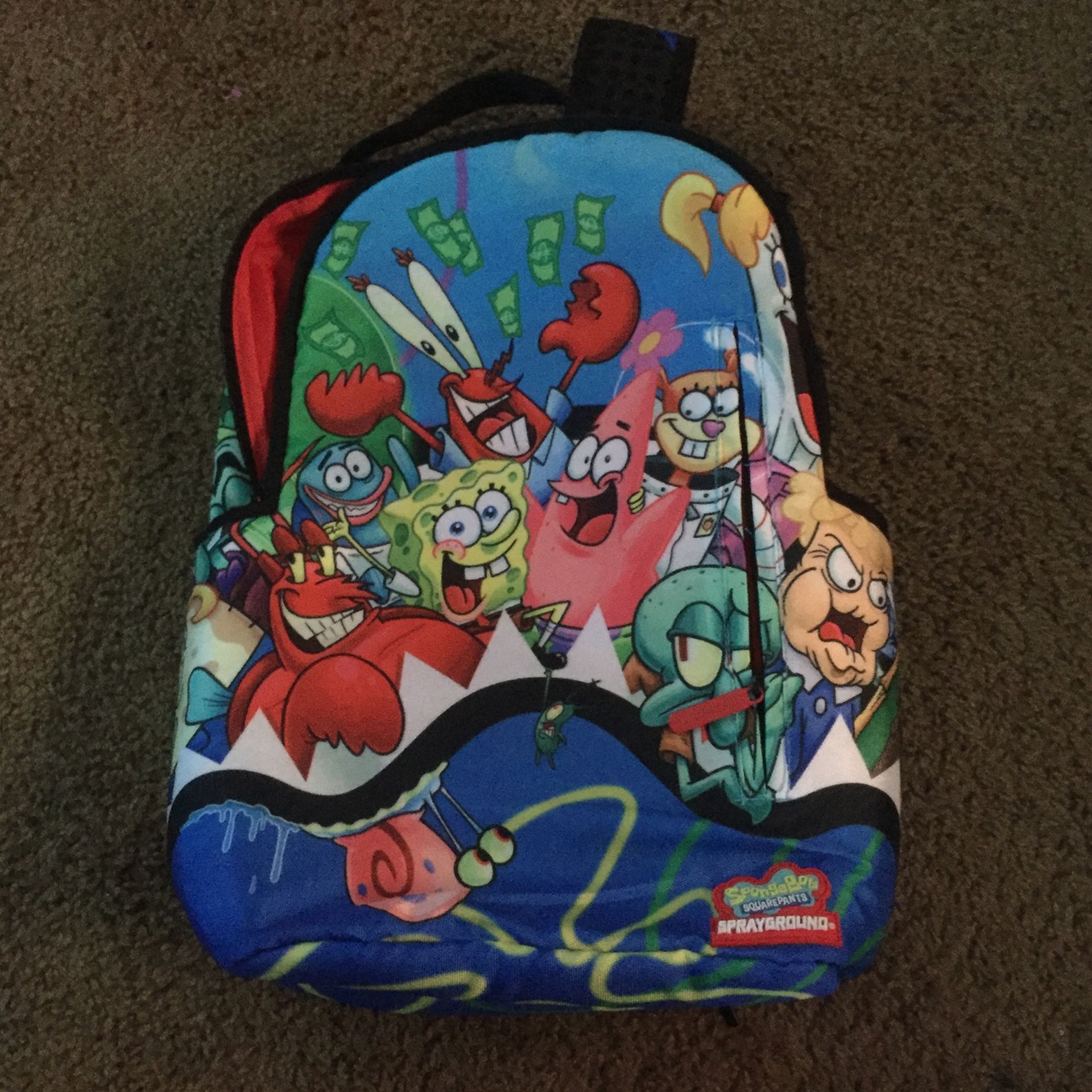 Spongebob money sprayground backpack for Sale in Los Angeles, CA - OfferUp