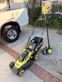 Ryobi Lawnmower& Weed Wacker