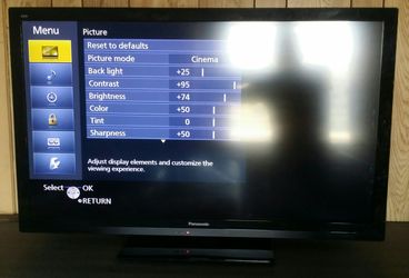 Panasonic TV and Home Theater System