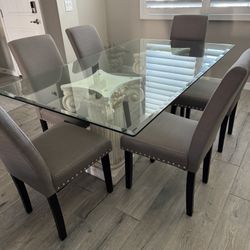 Dining Table With 6 Chairs 