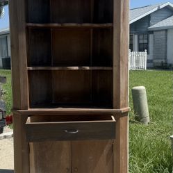 Antique Solid Wood Hutch