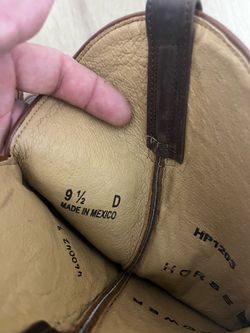 Ostrich print boots