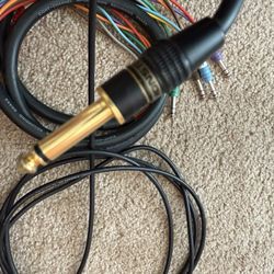 Monster Cable (6) and 8 channel recording snake