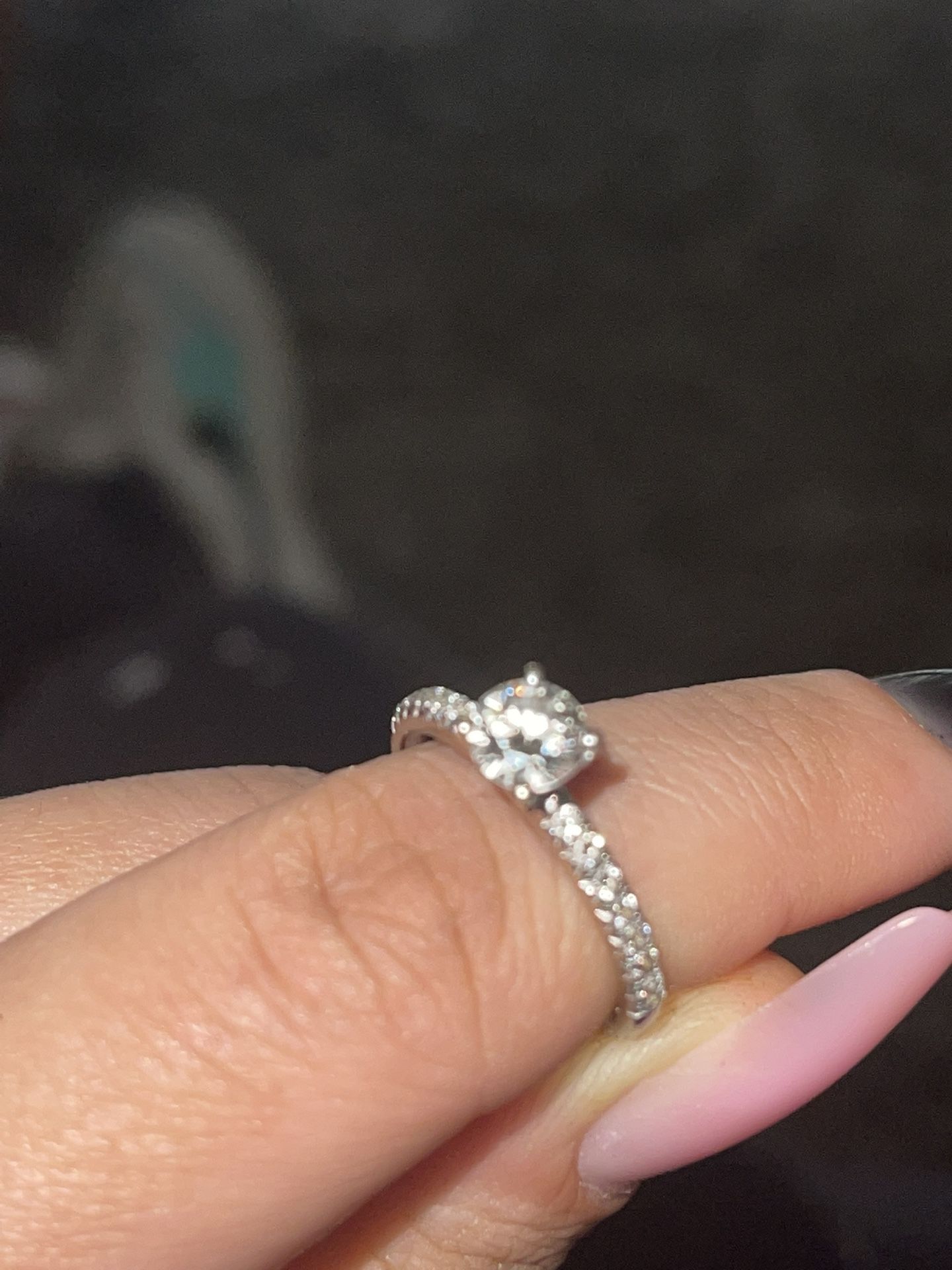 1ct Diamond Engagement Ring Price Not Negotiable SERIOUS INQUIRES ONLY.