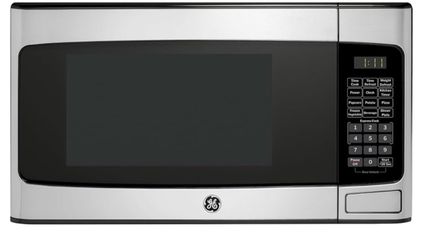 GE Countertop Microwave Oven, Compact 1.1 Cubic Ft., 950-watt Capacity, 6 Auto Cooking Settings, Child-Lock Technology, Kitchen Essentials for The Cou