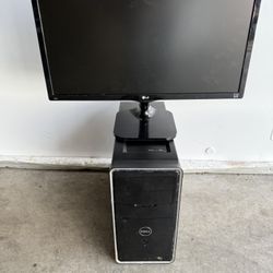 Dell Inspiron Desktop PC And LG Monitor 