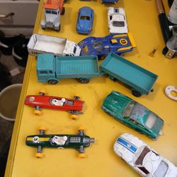 Old Matchbox Metal Toy Car and Trucks By LESNEY