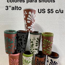 Vasitos De Diferentes Colores Para Shoots