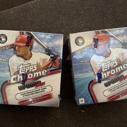 MLB Topps Chrome Mega Box Trading Cards 