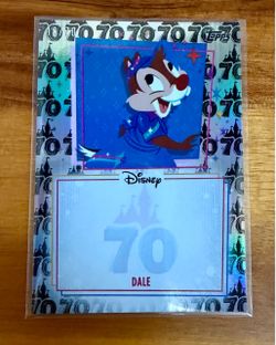 2025 Topps Disneyland 70th Anniversary - Dale Autograph Opportunity Card # UA-DL - Serial # 18/70