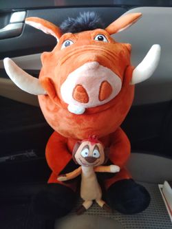The Lion King 16" Hug Me Timon and Pumba Hug me