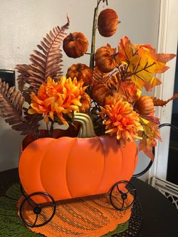 Pumpkin centerpiece