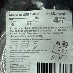 Nice Cloth Covered Charge Cords