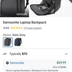Samsonite Laptop Bag Almost New 