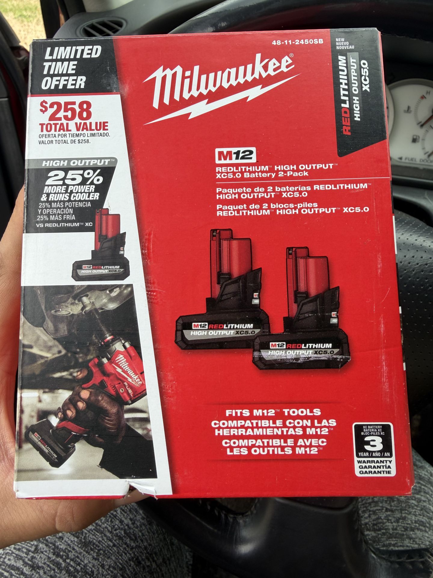 M12 batteries