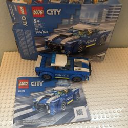 Lego city police car with box and instructions