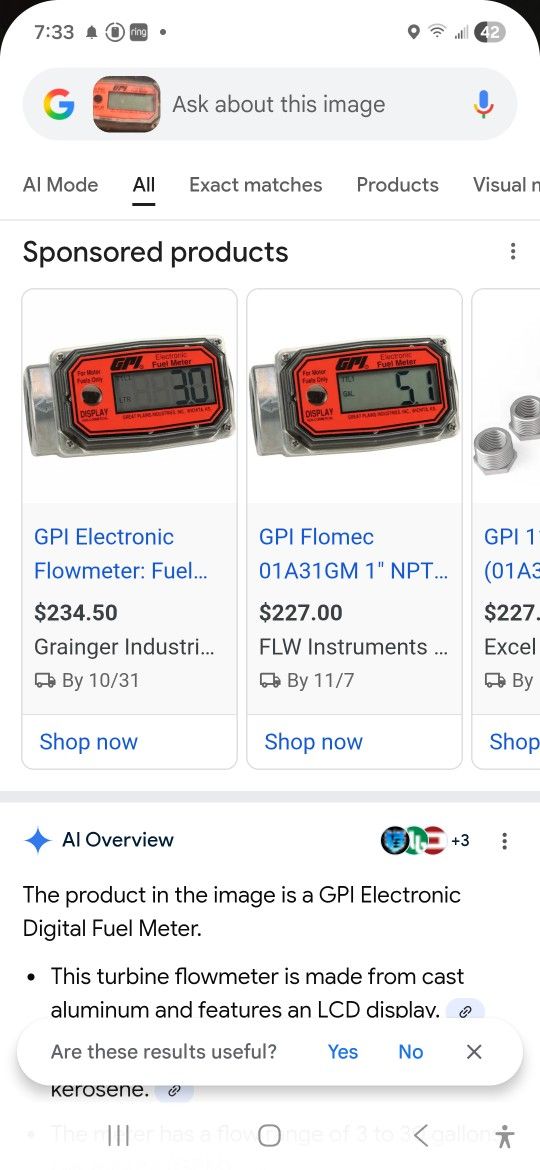 Digital Fuel Meter