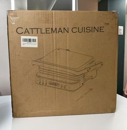Cattleman Cuisine Electric Indoor Grill – New en caja – Parrilla eléctrica