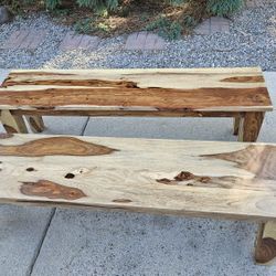 Solid Hardwood Benches 