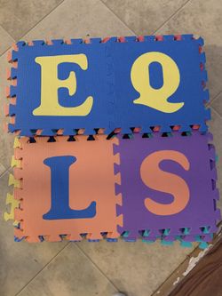 Foam squares for baby