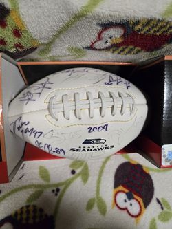 Signed Seahawk Football