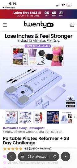 Portable Pilates Reformer