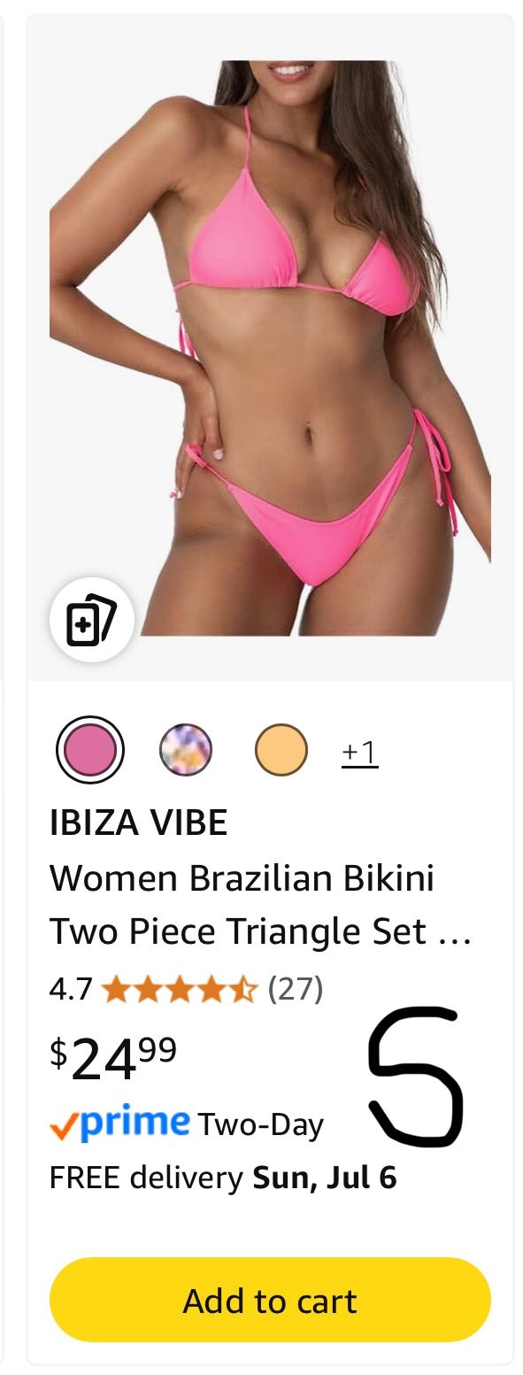 Brazilian Pink Bikini