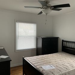 IKEA HEMNES Bedroom Full Size Set 4 Piece + Fan Black