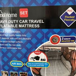 New Heavy Duty Car Travel Inflatable Mattress Camper Camping ⛺️ Outdoors Must Sell