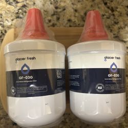 2 NEW Glacier Fresh replacement water filters - See description for compatibility 