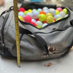 100+ Professional Golf Balls W/ Duffle Bag