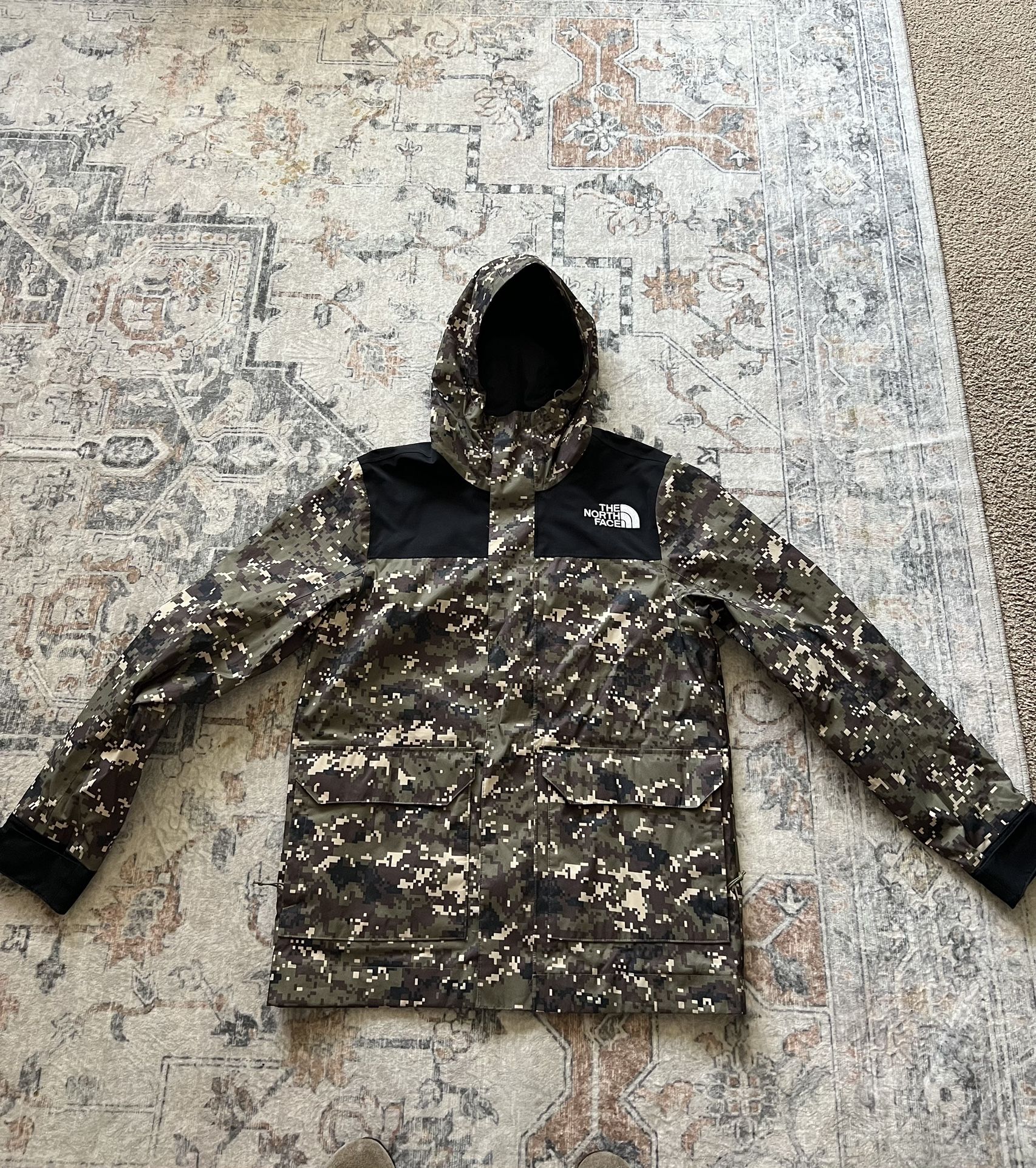 Camo North Face Dry Vent Jacket Size Medium