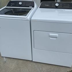 Whirlpool Washer And Electric Dryer With 2in1 Removable agitator 