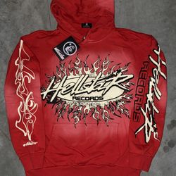 (Large) Red Hellstar Hoodie 🚨