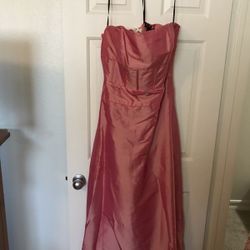 pink formal dress
