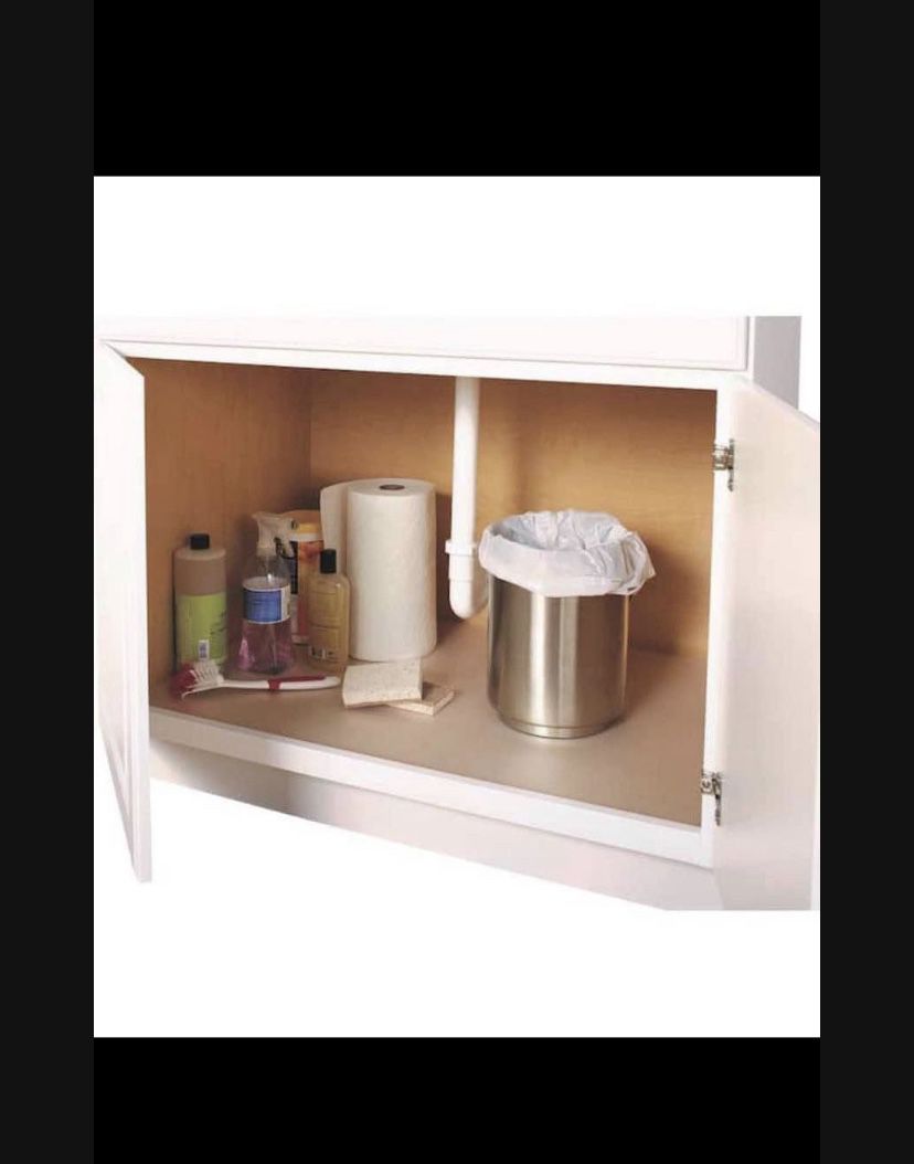 Box of 6 New HDX 24 in. × 48 in. Clear Under Sink Mat Shelf or Drawer Liners Retails $89