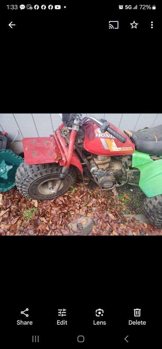 1984 200m Honda 3 Wheeler Stolen