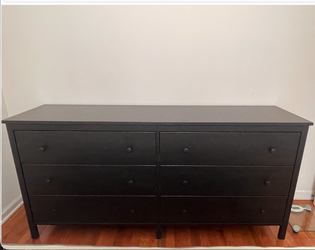 IKEA HEMNES Solid Wood 6-Drawer Dresser - $160
