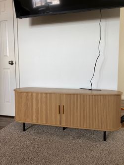 Modern Fluted TV Stand / Media Console