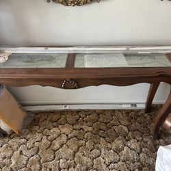 Console table vintage French Provincial