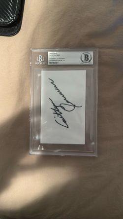 Caitlyn Jenner BAS Slabbed Autograph – Beckett Authenticated