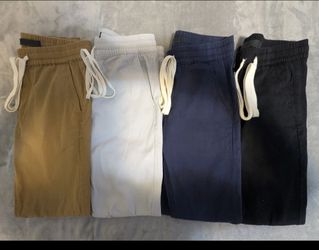 5 KDNK ANKLE ZIP PANTS SLIM SIZE MEDIUM 32 BLACK BLUE KHAKI GREY WHITE