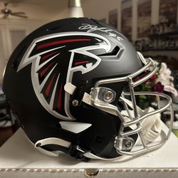 Drake London Signed Atlanta Falcons Riddell Speedflex Authentic Helmet Fanatics