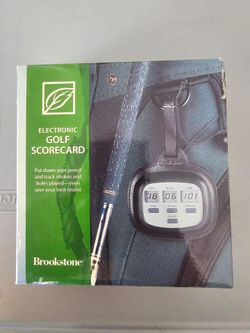 Brookstone Electronic Golf Scorecard