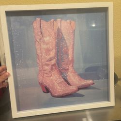 Cowgirl Pink Boots Frame
