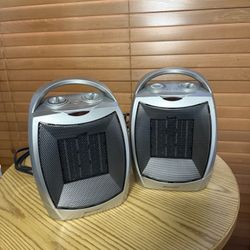 2 Portable Space Heaters – Brightown – Works Great