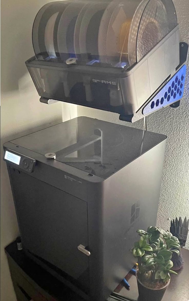 Bambu Labs P1S + AMS system with peripherals/filament