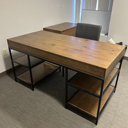 Office Desk Drawer Chair Set